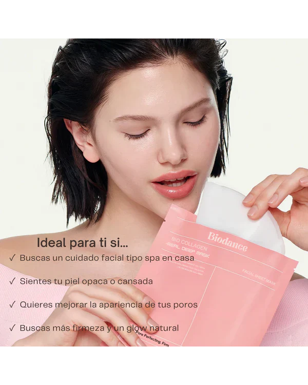 Mascarilla Glow de Colageno | Biodance | COMPRA 1 Y LLÉVATE 5