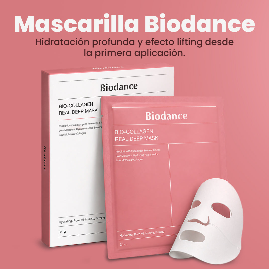 Mascarilla Glow de Colageno | Biodance | COMPRA 1 Y LLÉVATE 5