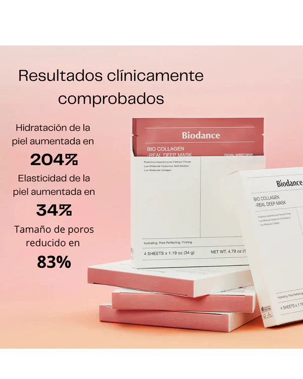 Mascarilla Glow de Colageno | Biodance | COMPRA 1 Y LLÉVATE 5