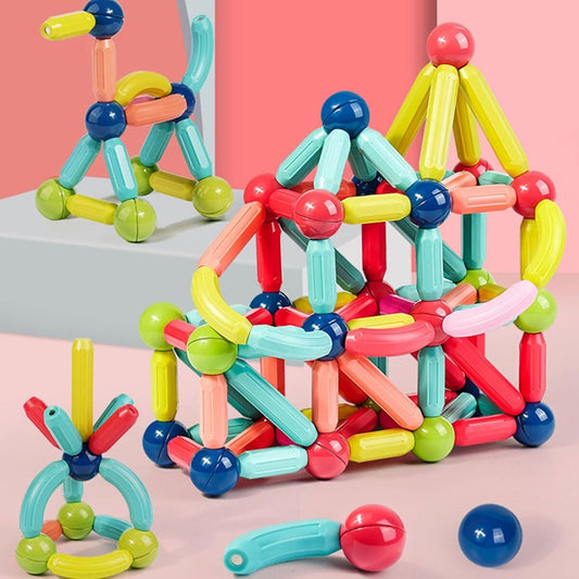 Set de +90 Bloques Magnéticos para Niños ¡Aléjalos de las Pantallas sin esfuerzo!